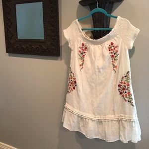 Anthropologie Embroidered Dress